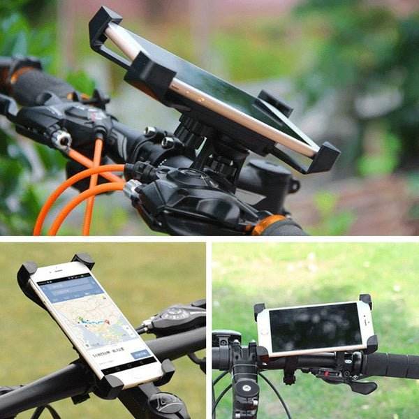 Bike Phone Mount Anti Shake and Stable Cradle Clamp with 360° Rotation - infinityexculsivestore.com