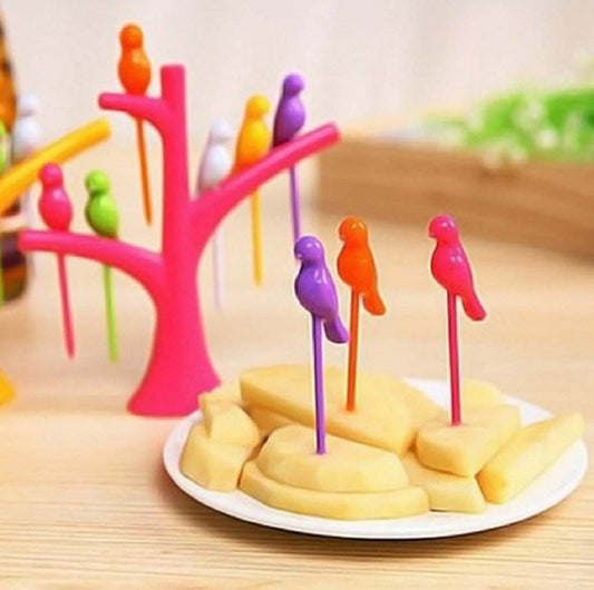 Bird Fork | Kids fruit fork | Table Decor - infinityexculsivestore.com