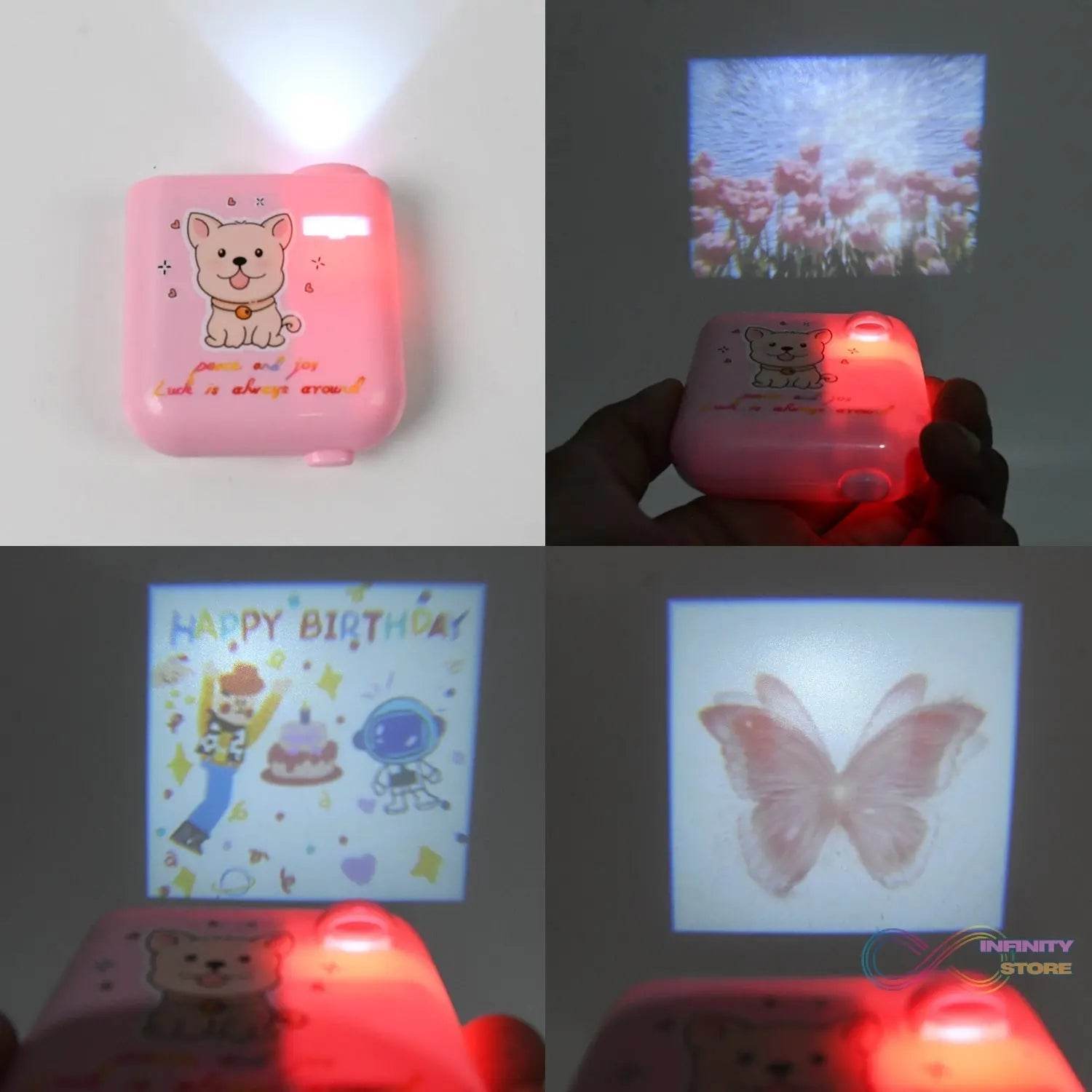 Birthday Projector with 8 Slides Patterns (1 Set) - infinityexculsivestore.com