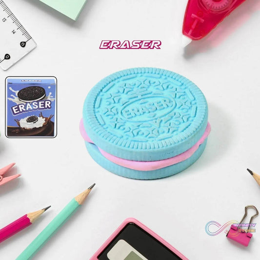 Biscuit Shape Eraser Unique Designs & Patterns (1 Pc) - infinityexculsivestore.com