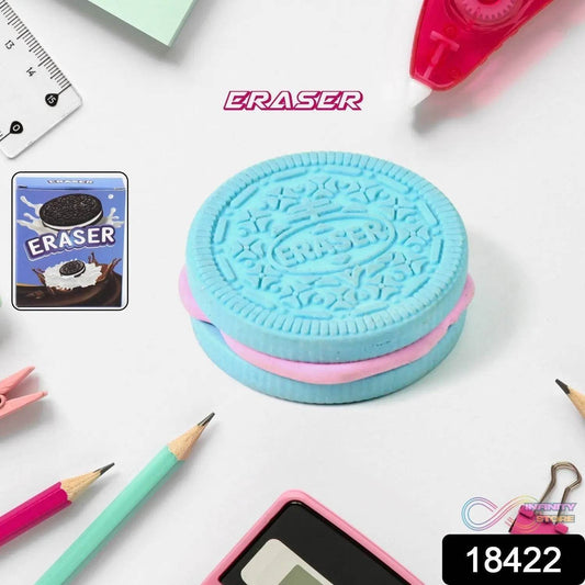 Biscuit Shape Eraser Unique Designs & Patterns (1 Pc) - infinityexculsivestore.com