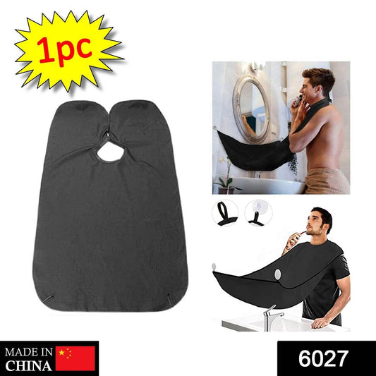 Black Beard Apron Hair Clippings Catcher Grooming Bib - infinityexculsivestore.com