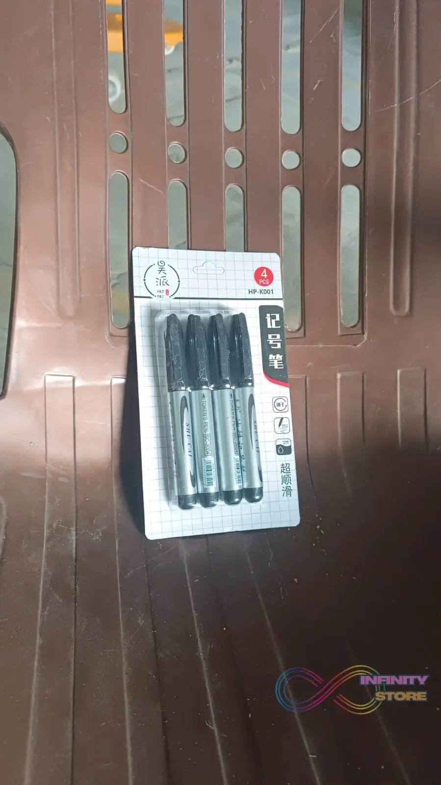 Black Marker used in all kinds of school, college (4 Pcs Set) - infinityexculsivestore.com