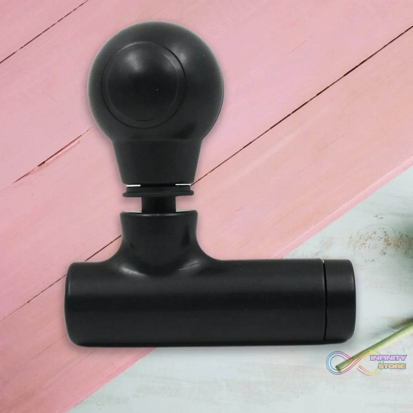 Black Mini Pocket Size Massager, Full Body Massager, Cordless One Button Operation for Body Pain & Relaxation - infinityexculsivestore.com