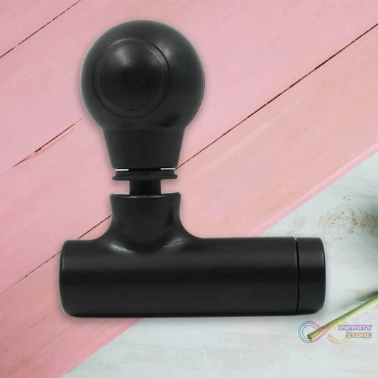 Black Mini Pocket Size Massager, Full Body Massager, Cordless One Button Operation for Body Pain & Relaxation - infinityexculsivestore.com