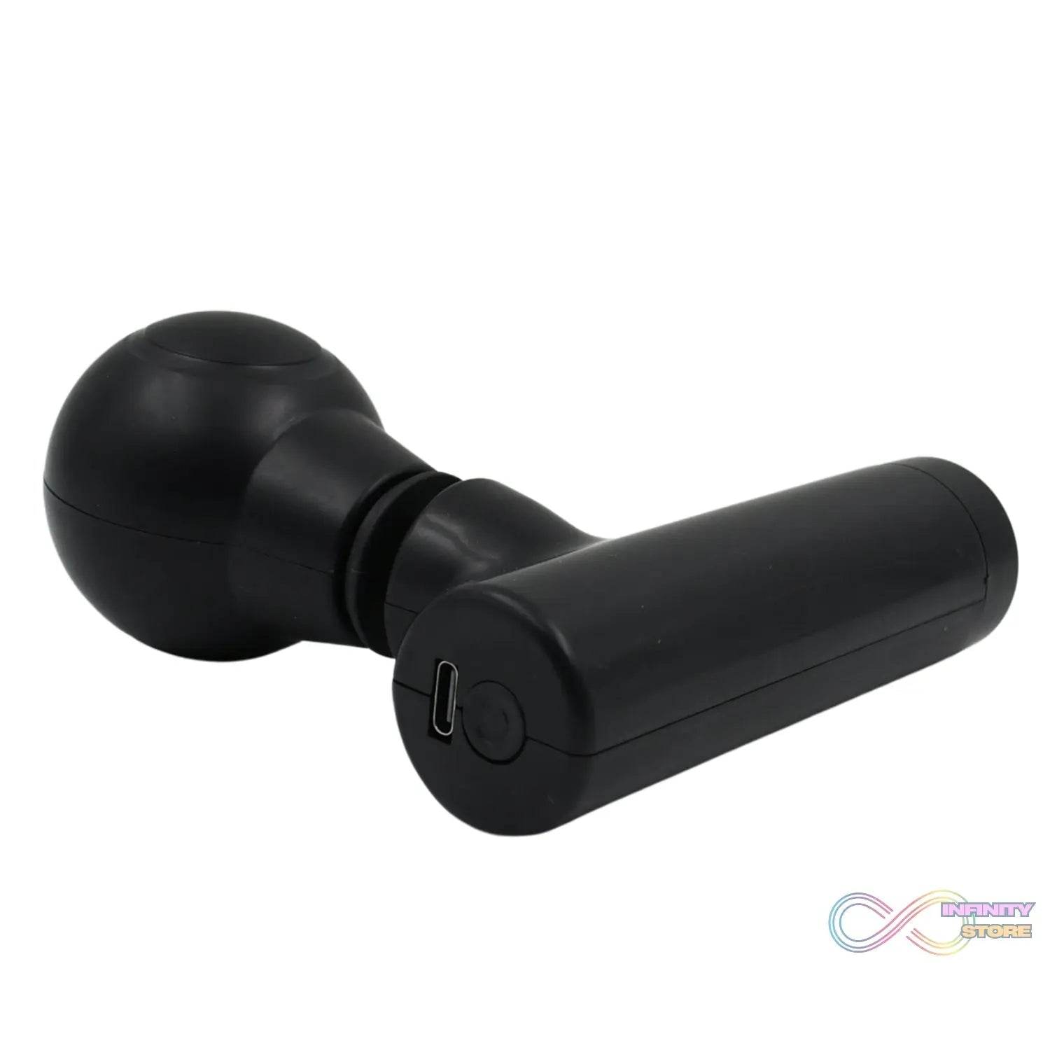 Black Mini Pocket Size Massager, Full Body Massager, Cordless One Button Operation for Body Pain & Relaxation - infinityexculsivestore.com