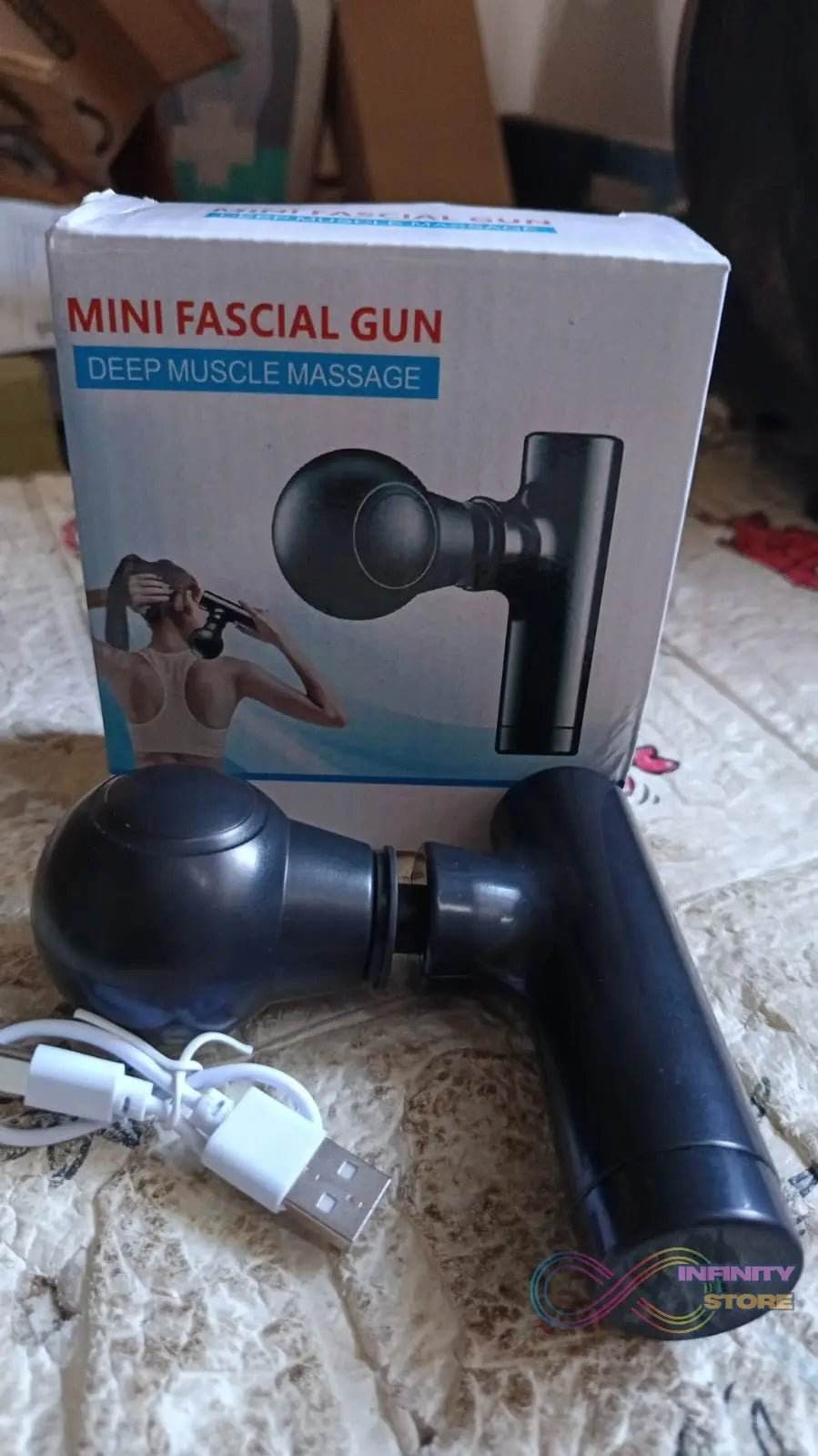 Black Mini Pocket Size Massager, Full Body Massager, Cordless One Button Operation for Body Pain & Relaxation - infinityexculsivestore.com