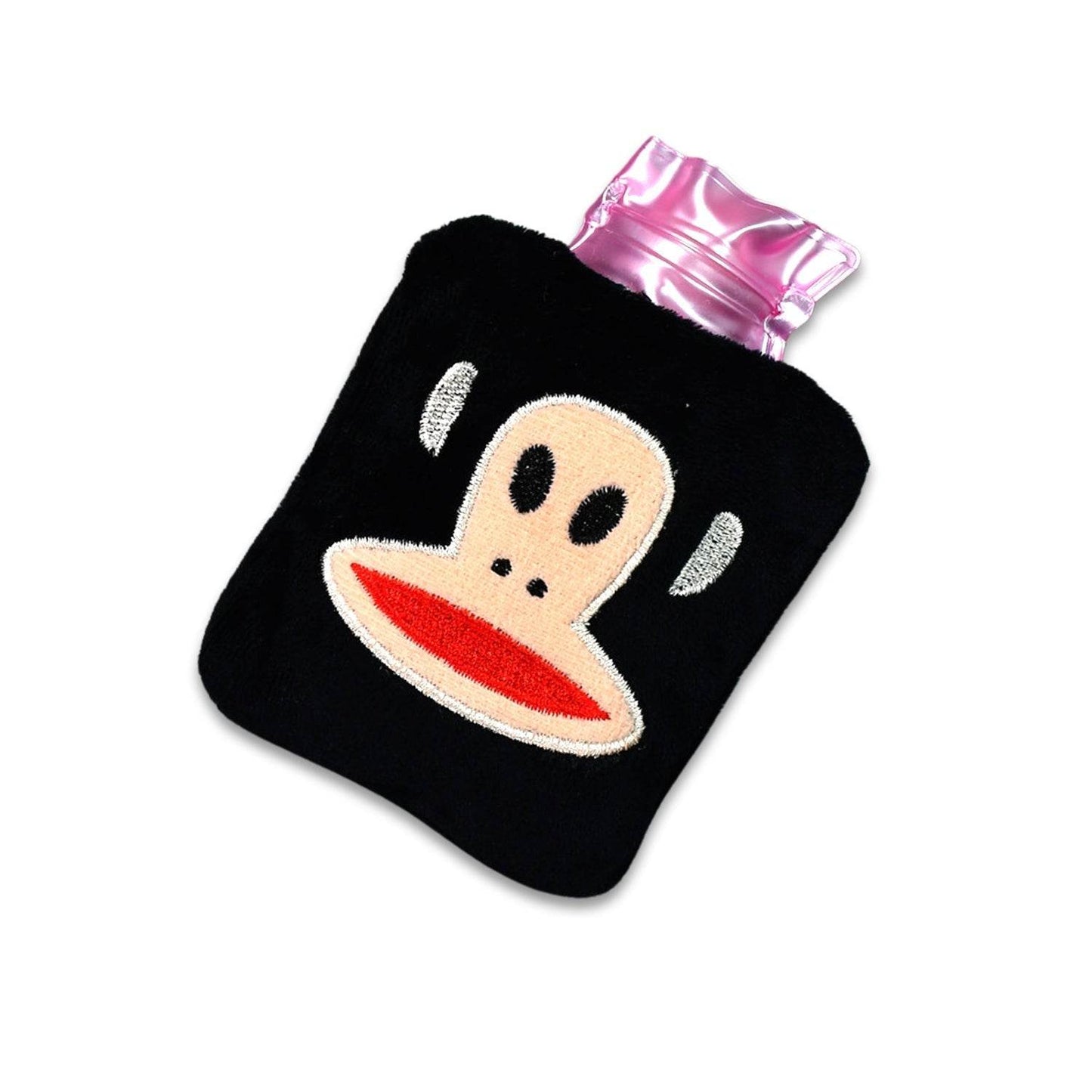 Black Monkey Small Hot Water Bag with Cover for Pain Relief - infinityexculsivestore.com