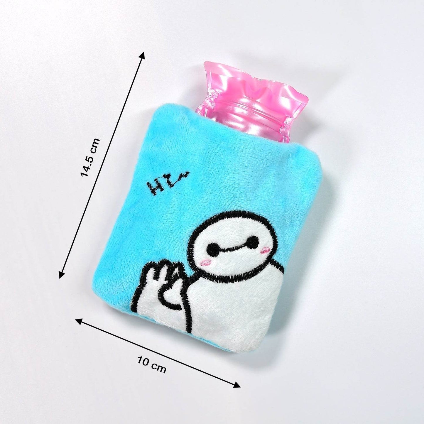 Blue Baymax Small Hot Water Bag with Cover for Pain Relief - infinityexculsivestore.com