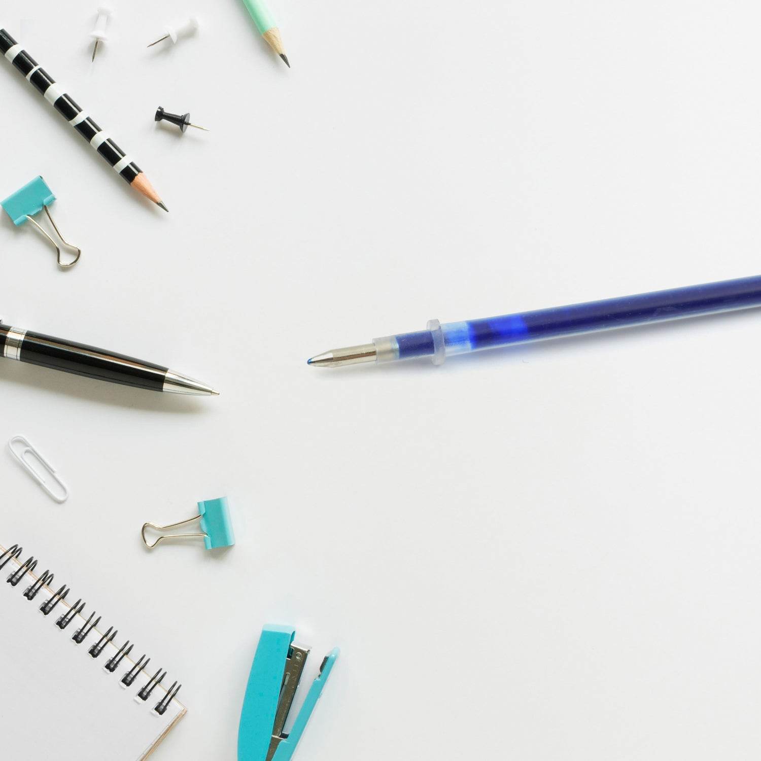 Blue Pen Refill All Round Ball Pen Refill Smooth Writing Pen Refill all Pen Suitable (1 Pc) - infinityexculsivestore.com