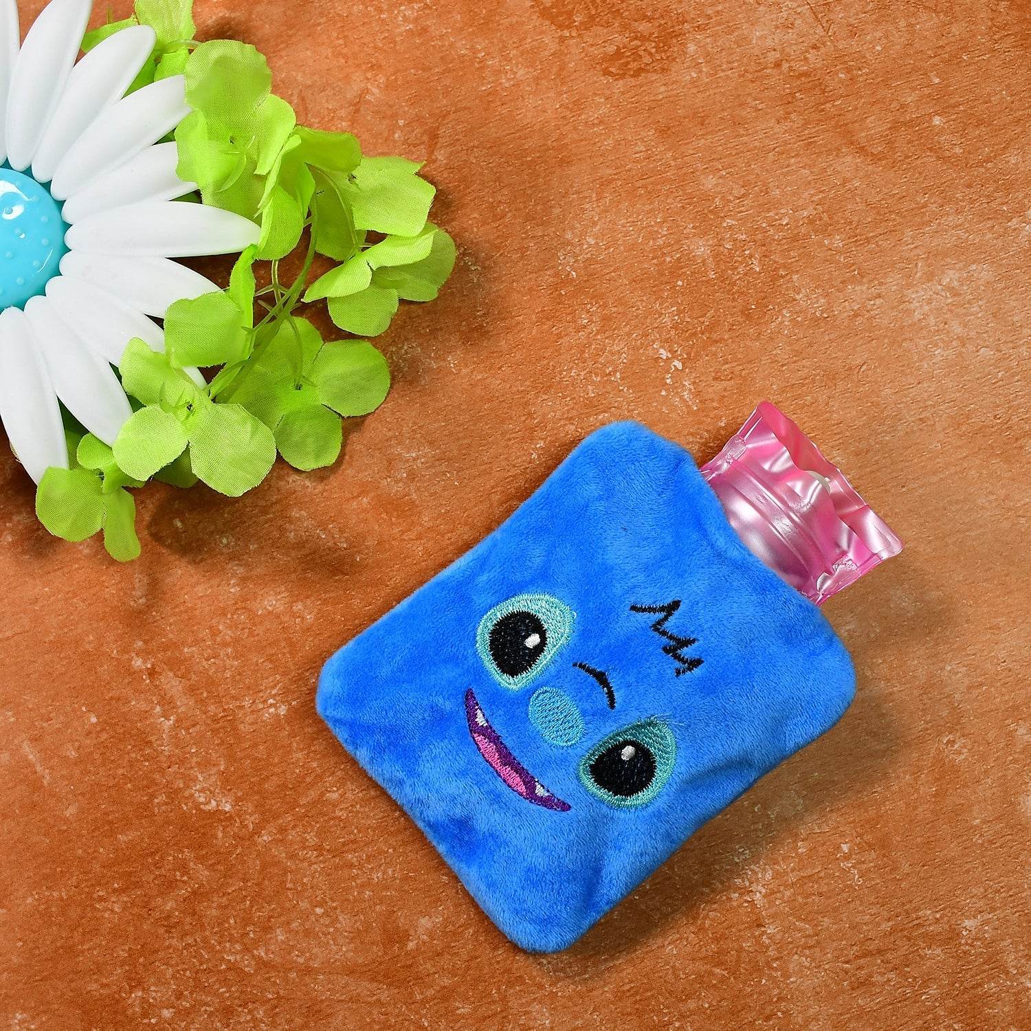 Blue Stitch small Hot Water Bag with Cover for Pain Relief, Neck, Shoulder Pain and Hand, Feet Warmer, Menstrual Cramps. - infinityexculsivestore.com