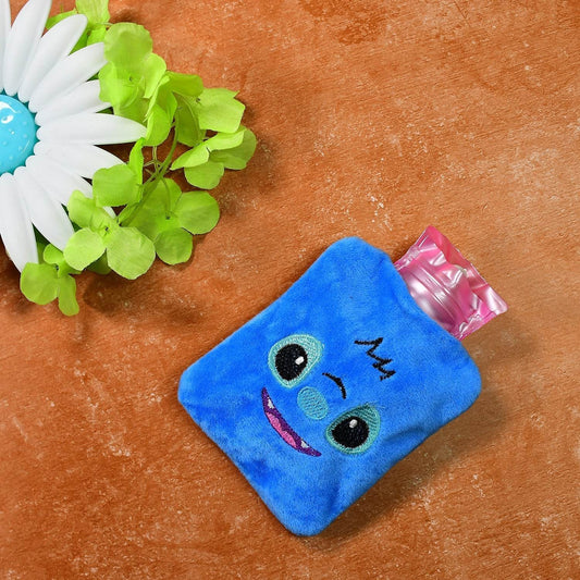 Blue Stitch small Hot Water Bag with Cover for Pain Relief, Neck, Shoulder Pain and Hand, Feet Warmer, Menstrual Cramps. - infinityexculsivestore.com