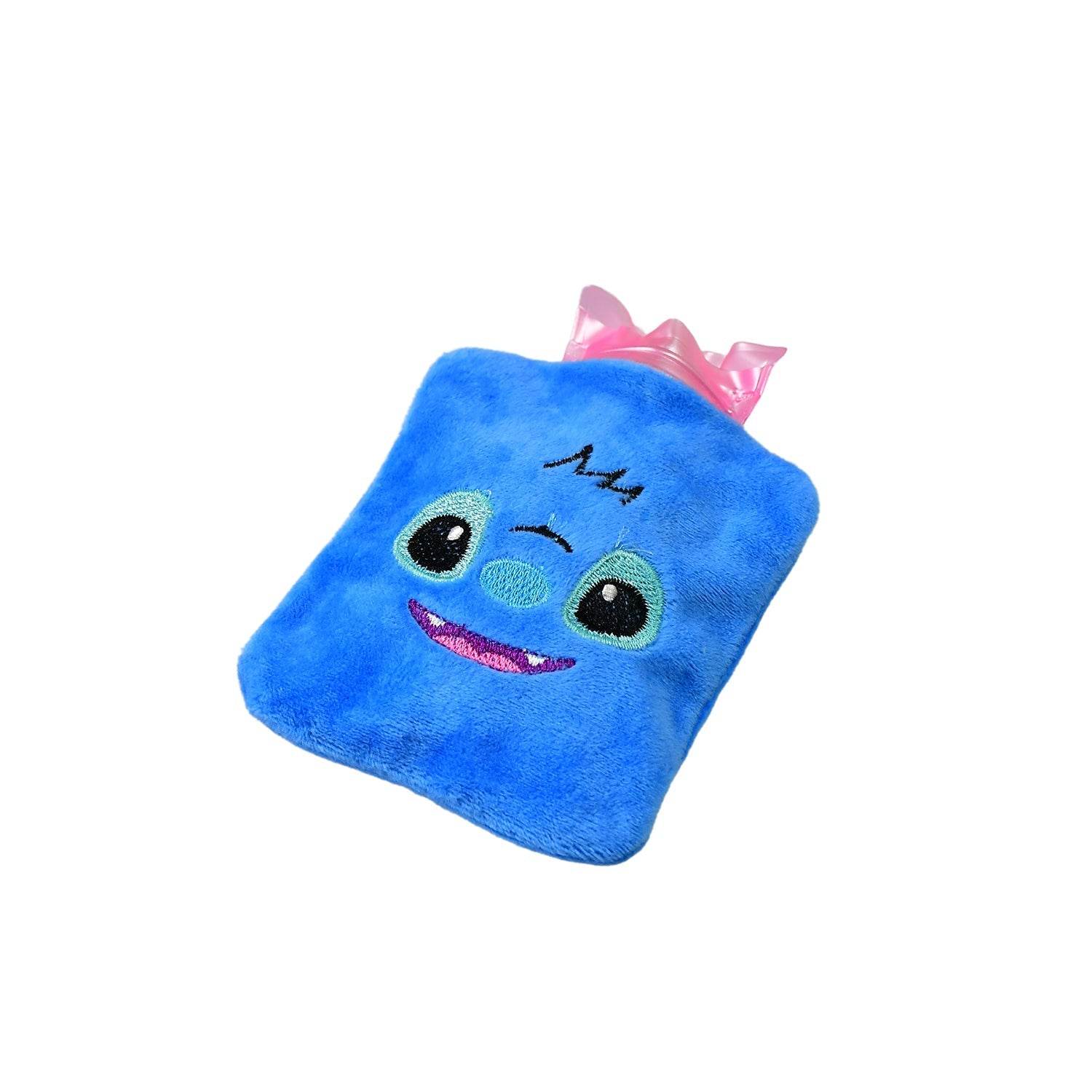 Blue Stitch small Hot Water Bag with Cover for Pain Relief, Neck, Shoulder Pain and Hand, Feet Warmer, Menstrual Cramps. - infinityexculsivestore.com