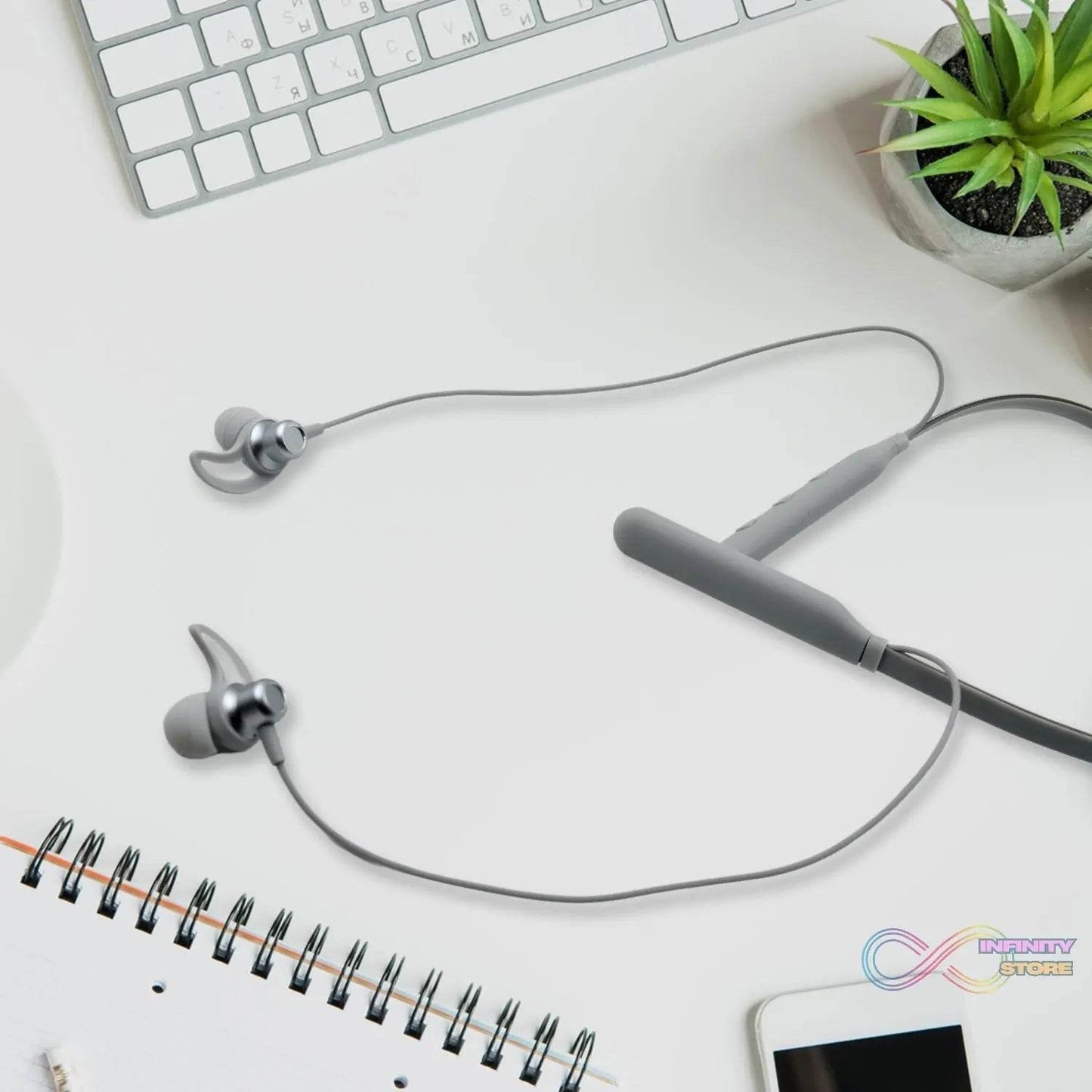 Bluetooth Headphone Neckband, Magnetic Earbuds (1 Pc) - infinityexculsivestore.com