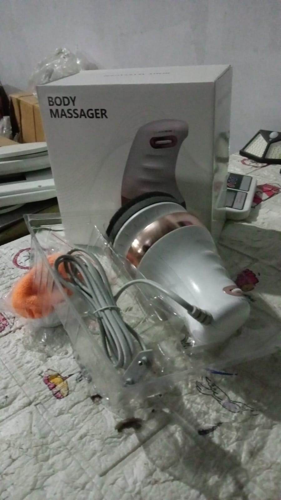 Body Massager Shaping Machine | Body Sculpting Massager with 3 Washable Pads |Adjustable Speeds | Electric Handheld Massager for Belly, Waist, Legs, Arms, Butt (1 Pc) - infinityexculsivestore.com