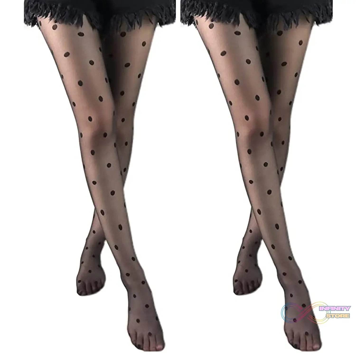 Body Stocking Cloth White Dot Design Stocking Cloth With ELASTIC CLOTH, THE BEST SOFT MATERIAL CLOTH - infinityexculsivestore.com