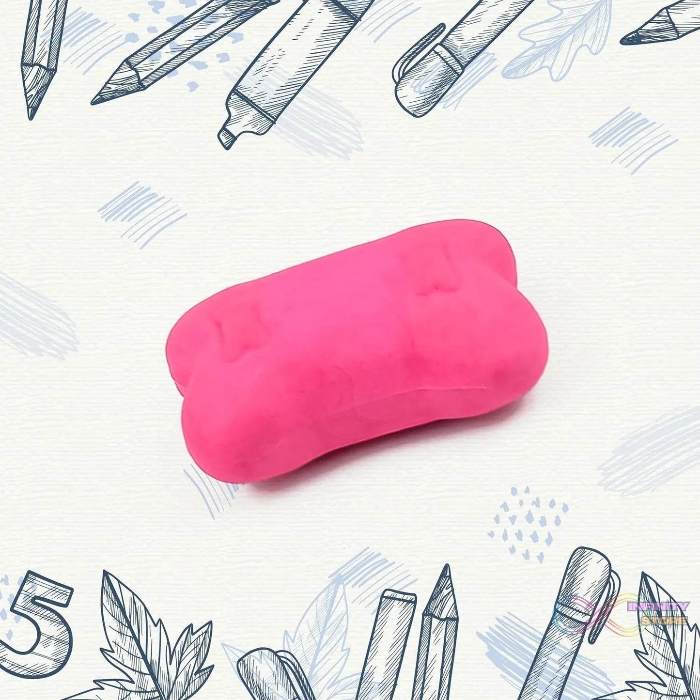 Bone Erasers Cartoon Eraser (1 Pc / Mix Colour) - infinityexculsivestore.com