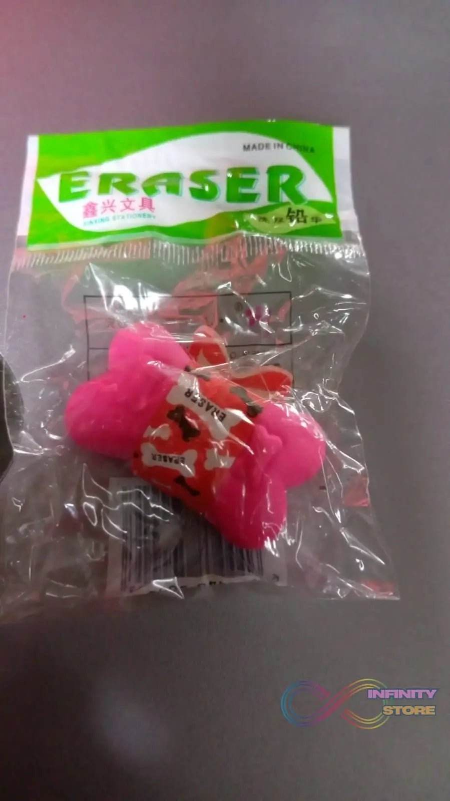 Bone Erasers Cartoon Eraser (1 Pc / Mix Colour) - infinityexculsivestore.com