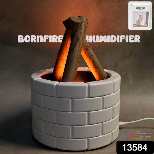 Bonfire Shaped Diffuser Essential Oil Diffuser Multi Function Flame Oil Diffuser (1 Pc) - infinityexculsivestore.com