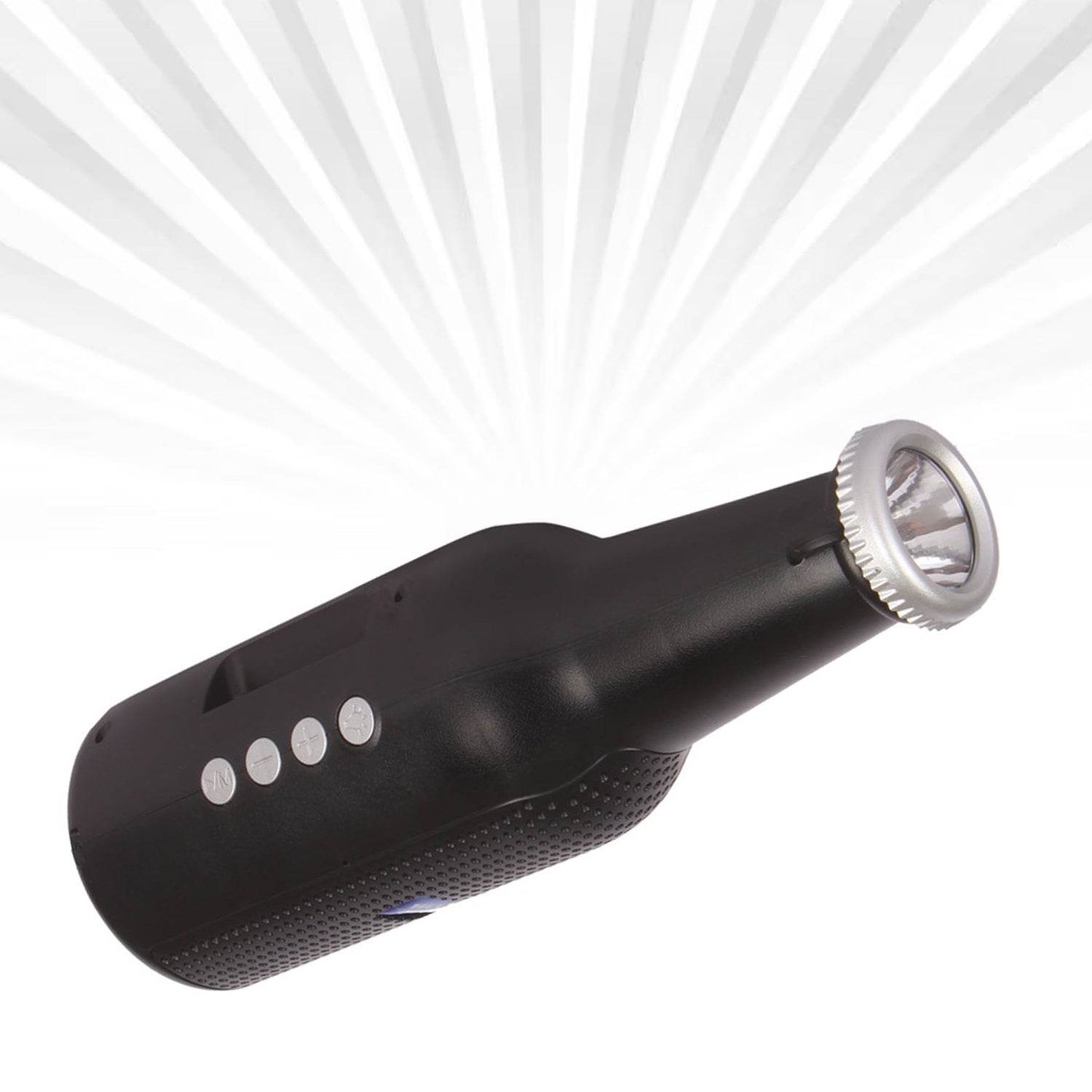 Bottle-Shaped Wireless Bluetooth Speaker with FM, USB & AUX Support - infinityexculsivestore.com