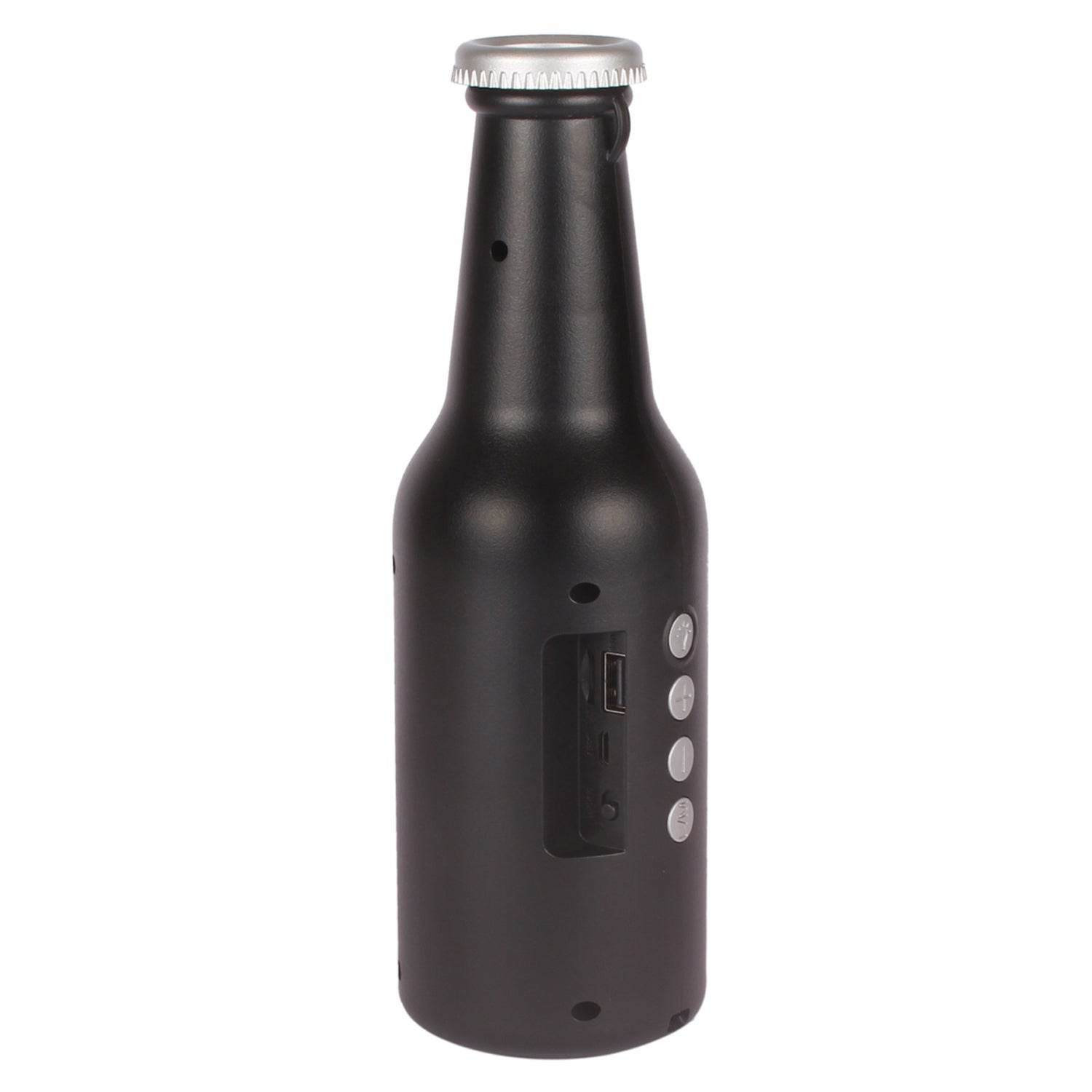 Bottle-Shaped Wireless Bluetooth Speaker with FM, USB & AUX Support - infinityexculsivestore.com