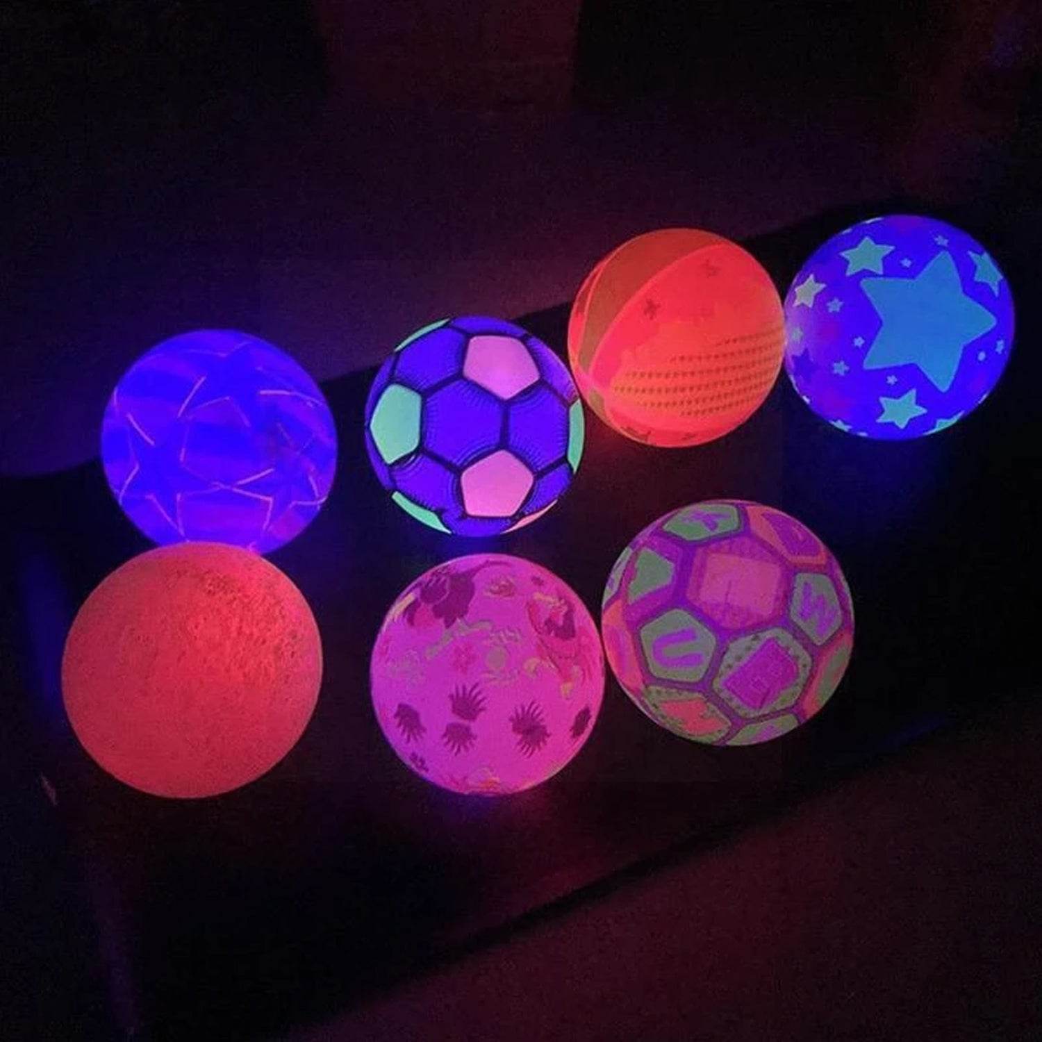 Bouncy Stress Reliever Fun Play Led Rubber Balls for Kids (1Pc Only) - infinityexculsivestore.com
