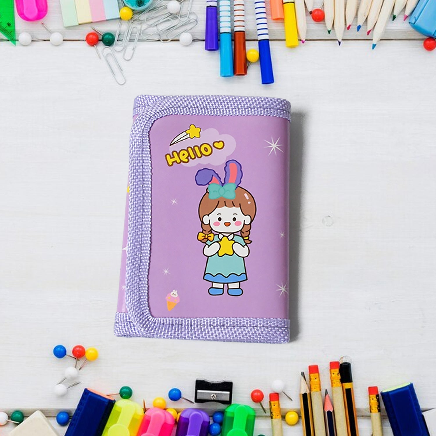 Stationery Set for Girls and Boys | Kids Return Gift - 7 In 1 School Items For Kids - Pencils, Eraser, Sharpener, Pouch, Pencil Extender | Birthday Gift Idea Stationary Kit Set for School Kids (Pack of 7 Pcs Set) - infinityexculsivestore.com