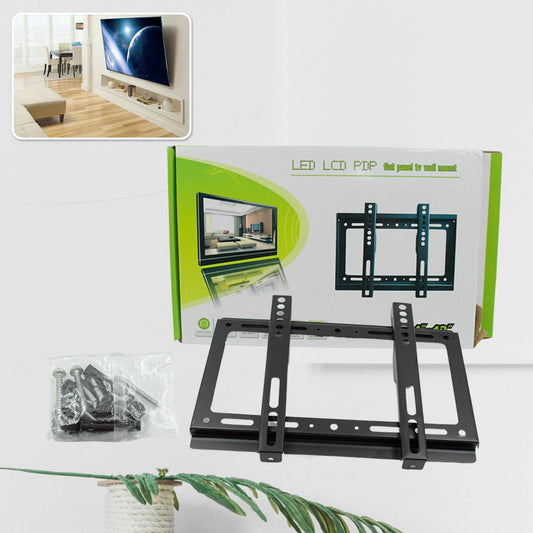 TV Wall Bracket Mount Slim Monitor Stand for 14 x 42, LCD LED 3D plasma Flat TVs Full Motion Heavy - Duty Wall Bracket, Sturdy and Strong Flat Screen Design TV Wall Mount (29cmx19cm) - infinityexculsivestore.com