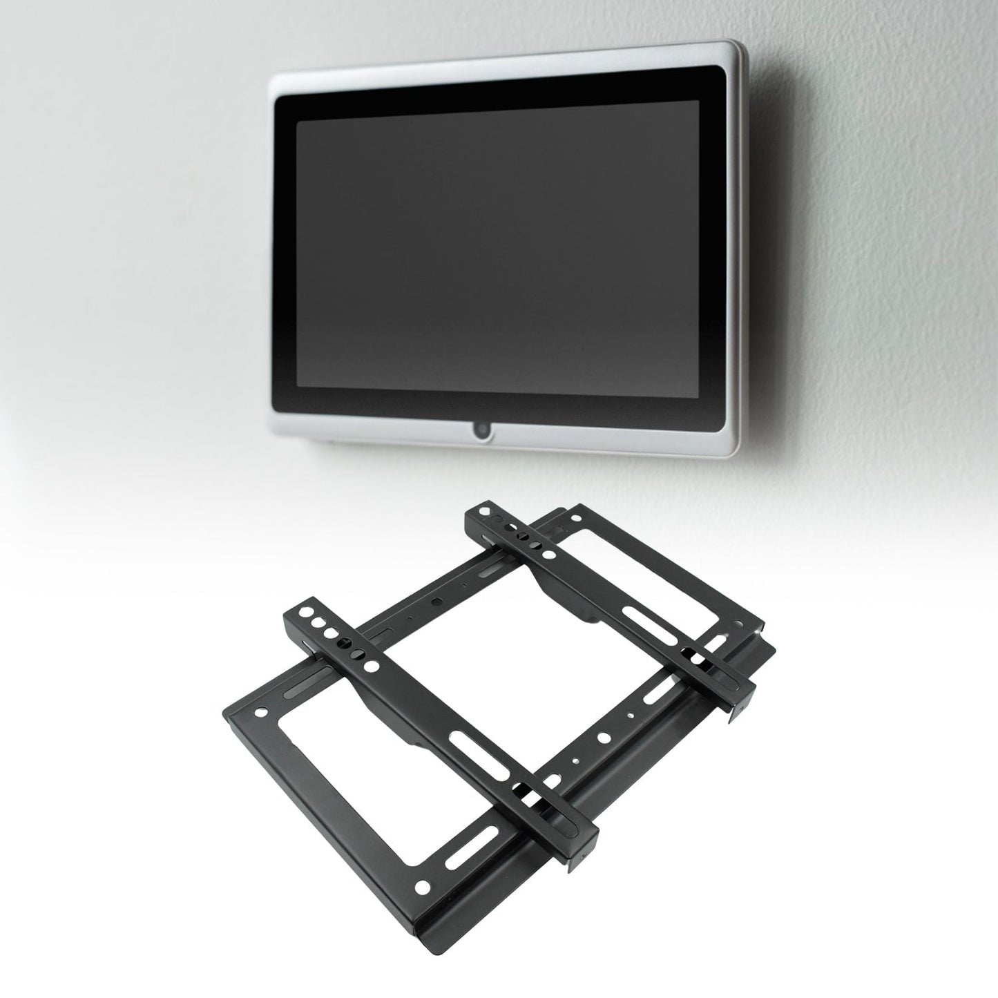 TV Wall Bracket Mount Slim Monitor Stand for 14 x 42, LCD LED 3D plasma Flat TVs Full Motion Heavy - Duty Wall Bracket, Sturdy and Strong Flat Screen Design TV Wall Mount (29cmx19cm) - infinityexculsivestore.com