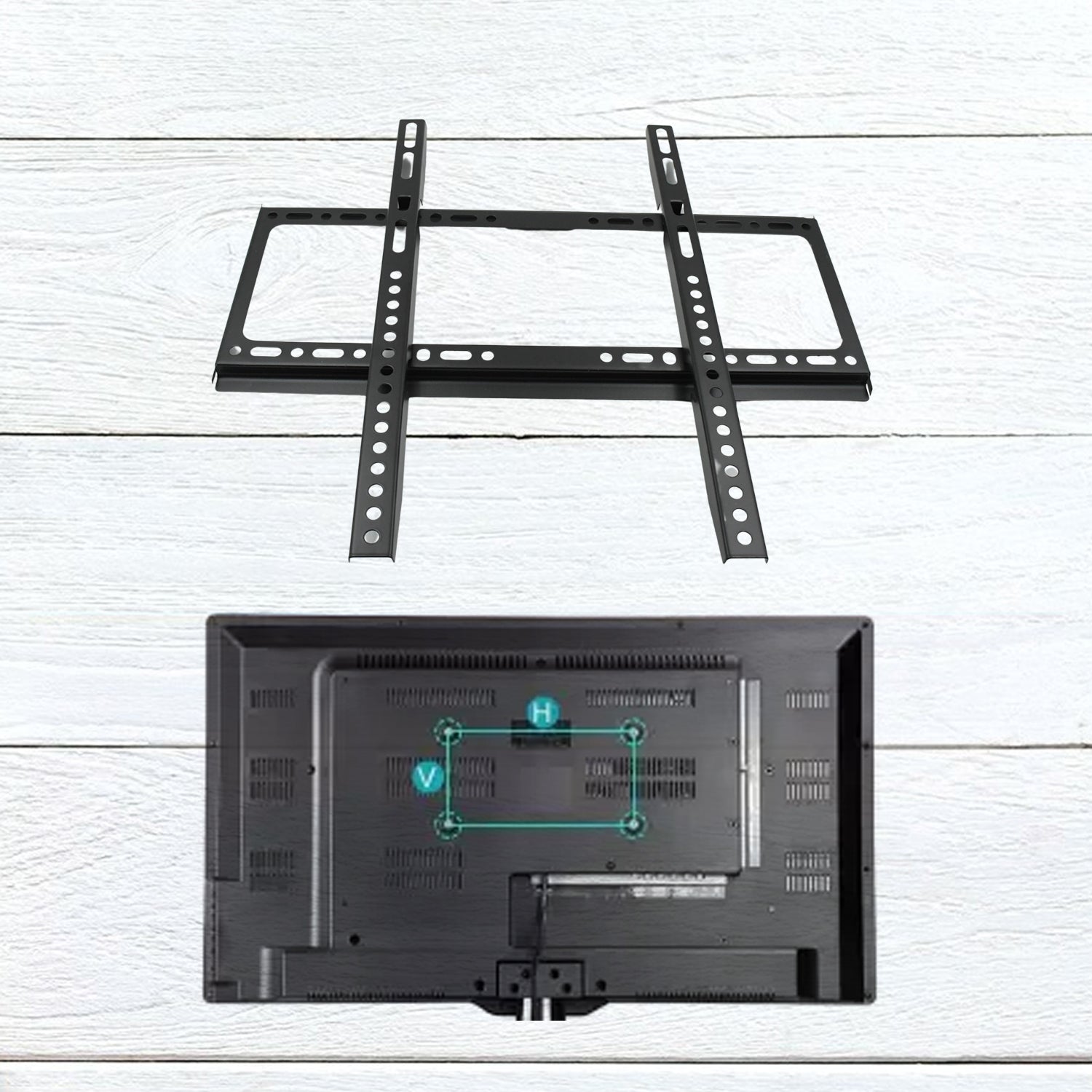 TV Wall Bracket Mount Slim Monitor Stand for 26 x 63, LCD LED 3D plasma Flat TVs Full Motion Heavy - Duty Wall Bracket, Sturdy and Strong Flat Screen Design TV Wall Mount (46cmx20cm) - infinityexculsivestore.com