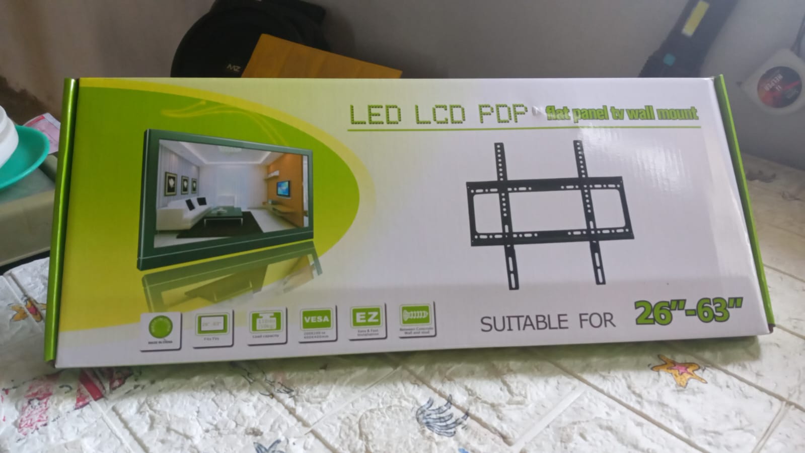 TV Wall Bracket Mount Slim Monitor Stand for 26 x 63, LCD LED 3D plasma Flat TVs Full Motion Heavy - Duty Wall Bracket, Sturdy and Strong Flat Screen Design TV Wall Mount (46cmx20cm) - infinityexculsivestore.com