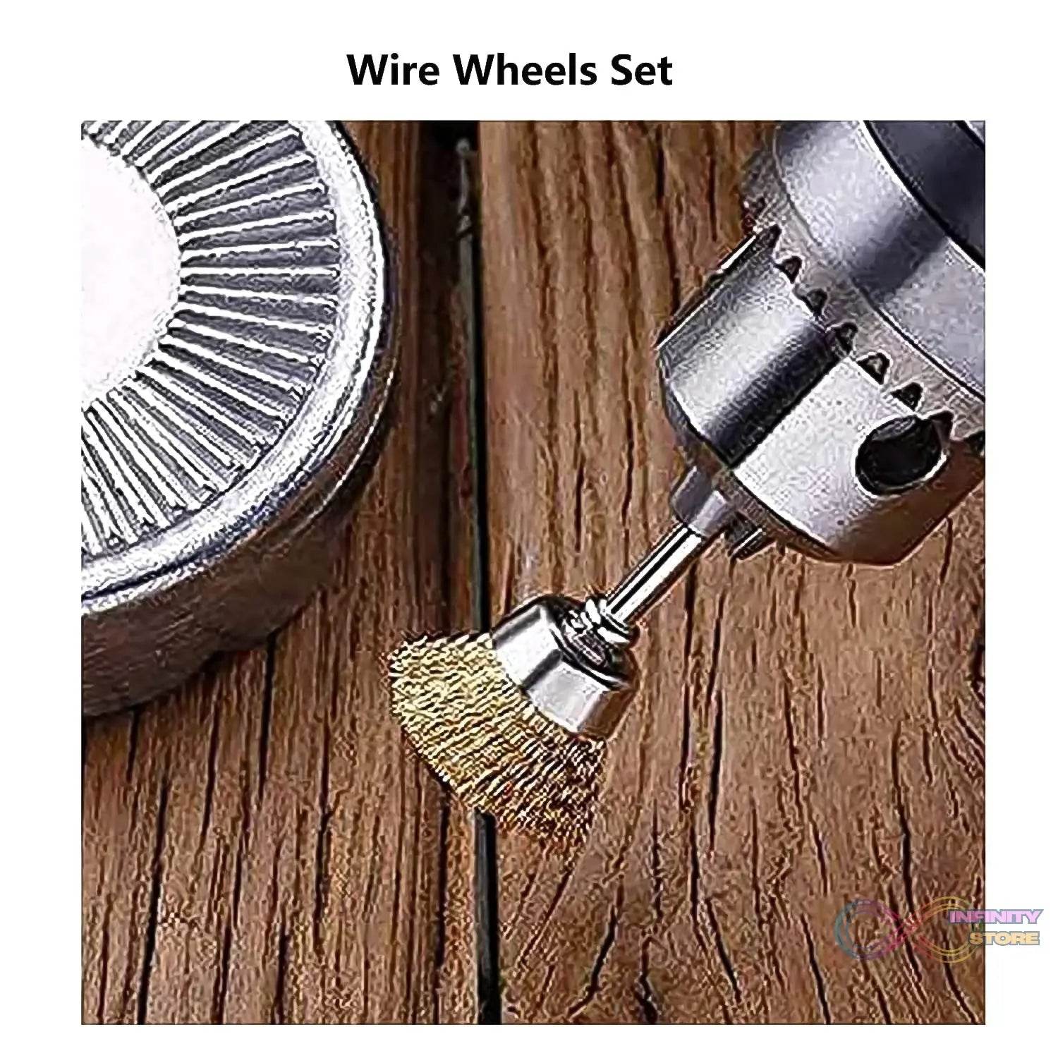 Brass Wire Wheels, 3 Pcs Brass Wire Wheels, Rust Removal Tool - infinityexculsivestore.com