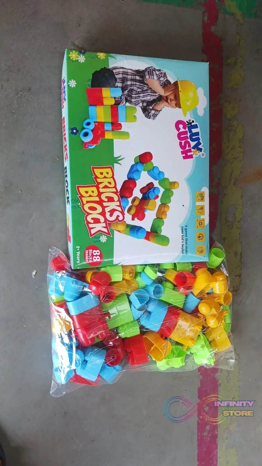 Bricks Blocks Building toy (88 Pcs Building Blocks) - infinityexculsivestore.com