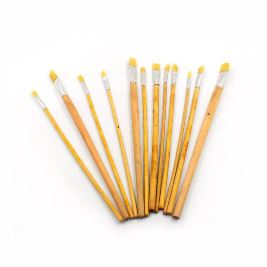 Brown Art Brush Set for Artists (Pack of 12) - infinityexculsivestore.com