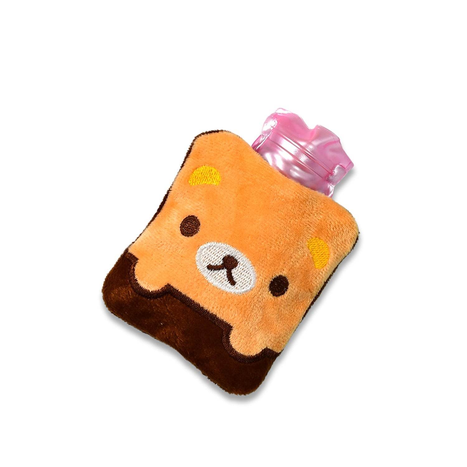 Brown Panda Print small Hot Water Bag with Cover for Pain Relief, Neck, Shoulder Pain and Hand, Feet Warmer, Menstrual Cramps. - infinityexculsivestore.com