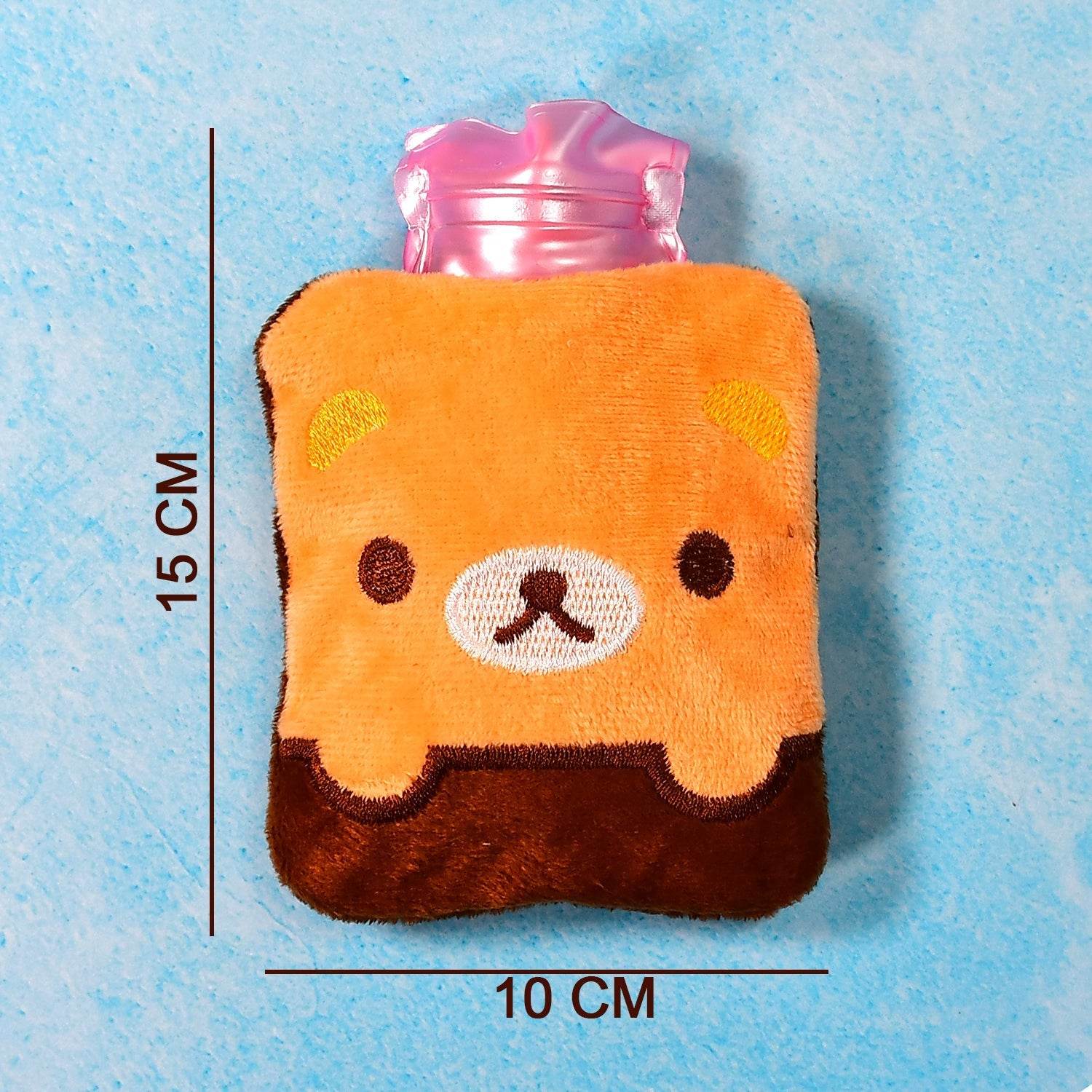 Brown Panda Print small Hot Water Bag with Cover for Pain Relief, Neck, Shoulder Pain and Hand, Feet Warmer, Menstrual Cramps. - infinityexculsivestore.com