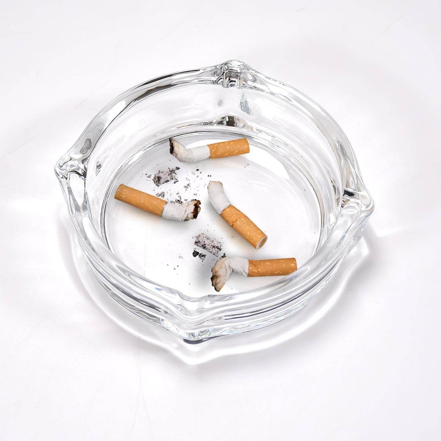Brunswick Crystal Glass Ashtray for Home & Office - infinityexculsivestore.com
