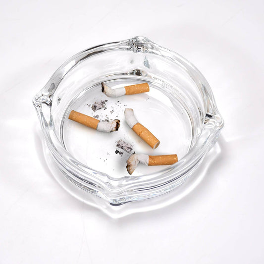 Brunswick Crystal Glass Ashtray for Home & Office - infinityexculsivestore.com