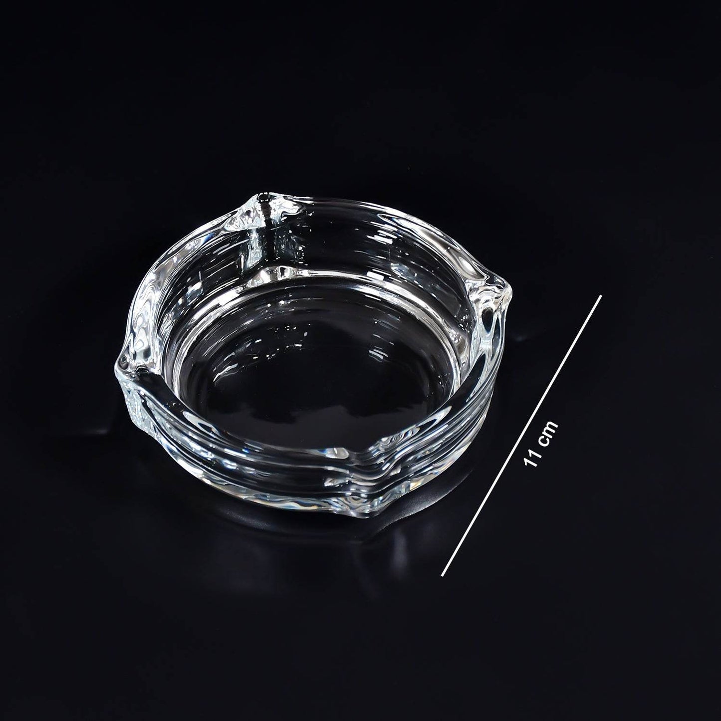 Brunswick Crystal Glass Ashtray for Home & Office - infinityexculsivestore.com