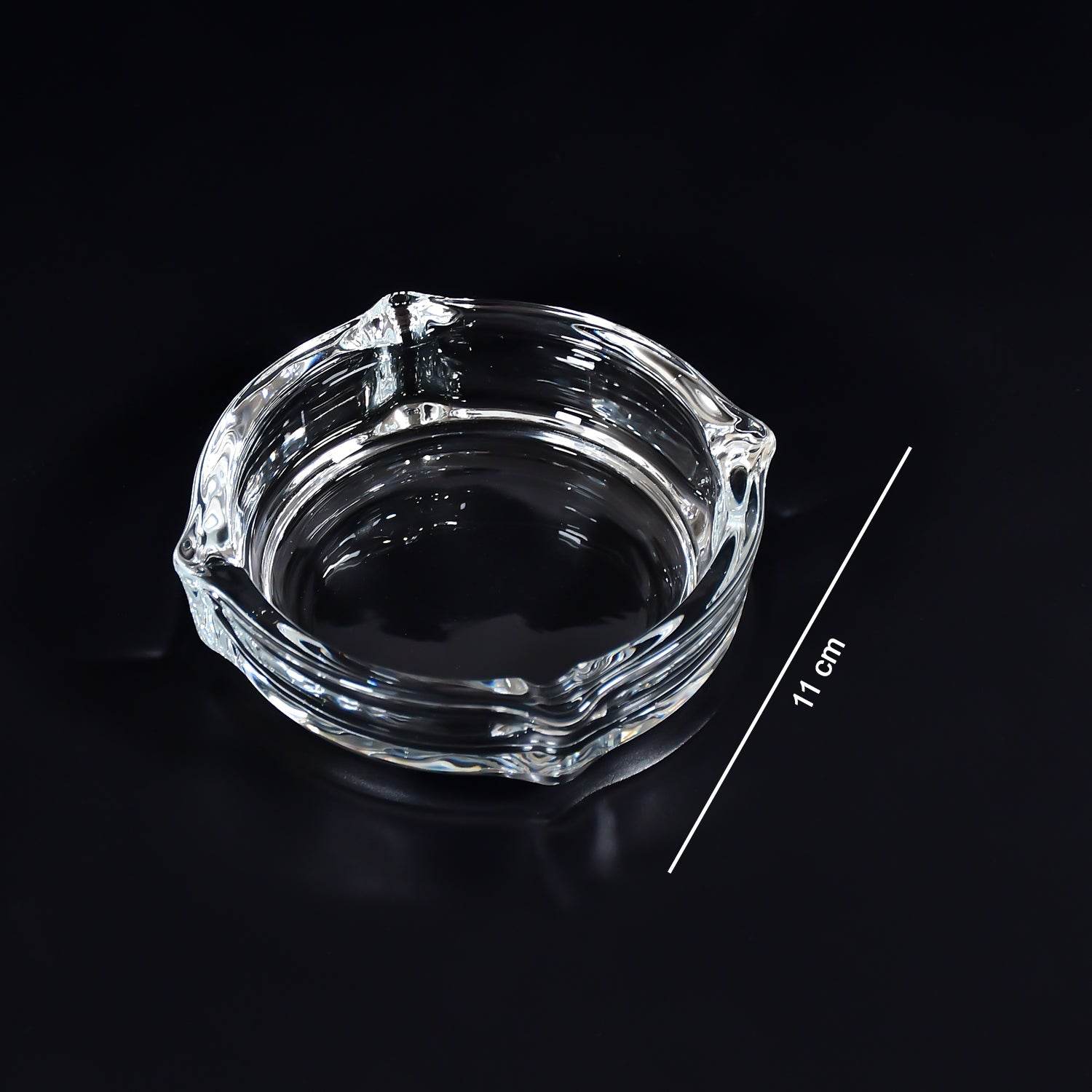 Brunswick Crystal Glass Ashtray for Home & Office - infinityexculsivestore.com