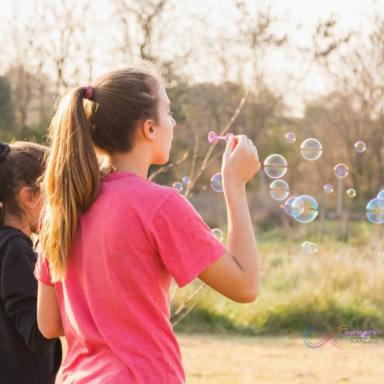 Bubble Liquid Solution Bottle for Manual & Automatic Bubble Maker Toys for Kids - 1LTR - infinityexculsivestore.com