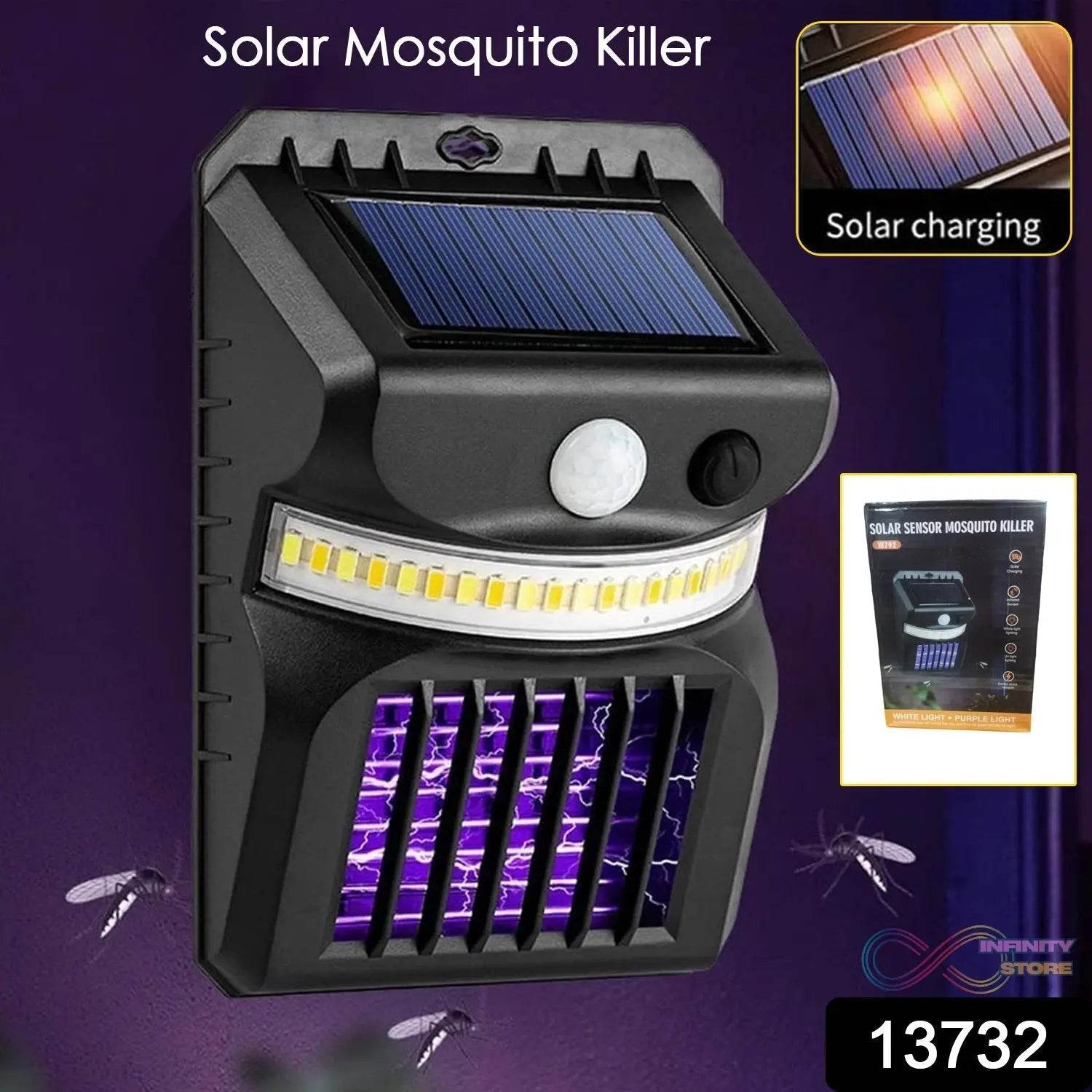 Bug Zapper Outdoor 2 in 1 Solar Mosquito Zapper Lamps (1 Pc) - infinityexculsivestore.com