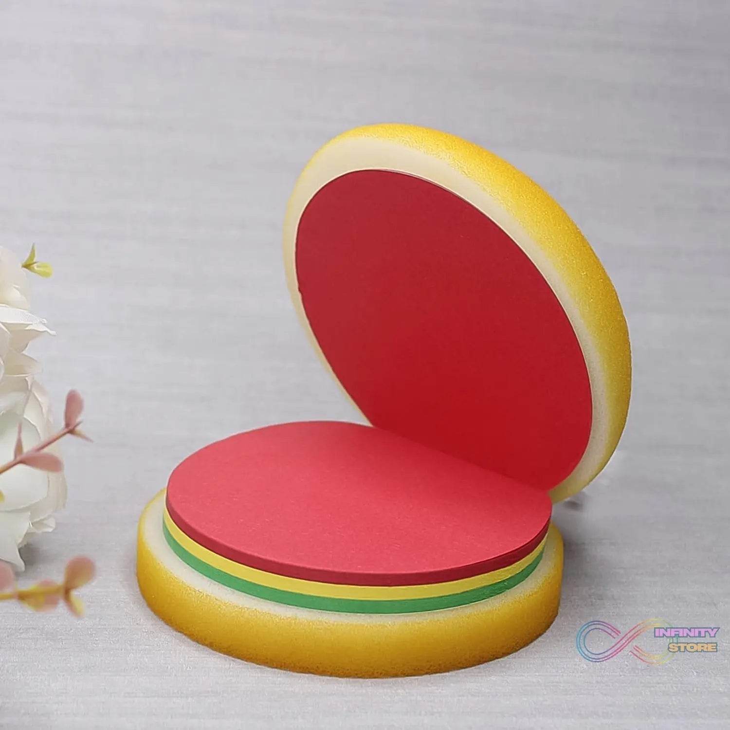 Burger Shaped Note / Sticky Notes / Memo Notes, Unique Mini Notes (Multicolor) - infinityexculsivestore.com