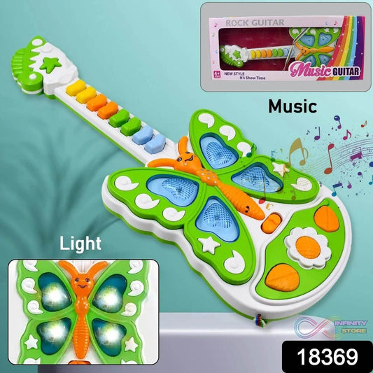 Butterfly Guitar Toy with Light and Music Toy (1 Pc / Battery not included) - infinityexculsivestore.com