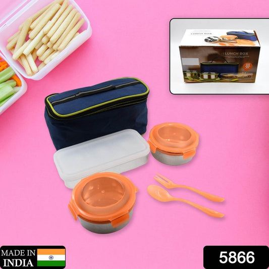AIRTIGHT & LEAK PROOF STAINLESS STEEL CONTAINER MULTI COMPARTMENT LUNCH BOX CARRY TO ALL TYPE LUNCH IN LUNCH BOX & PREMIUM QUALITY LUNCH BOX IDEAL FOR OFFICE , SCHOOL KIDS & TRAVELLING IDEAL (3 Different Lunch Box) - infinityexculsivestore.com