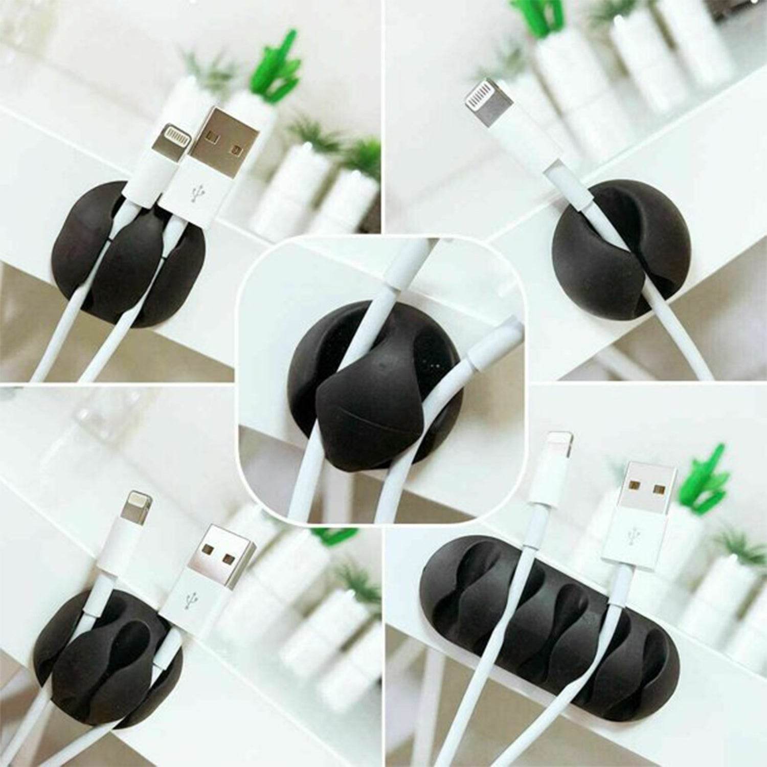 Cable Clips Multi Purpose Cable Organizer , Wire Holder For Desk And Table Use - infinityexculsivestore.com