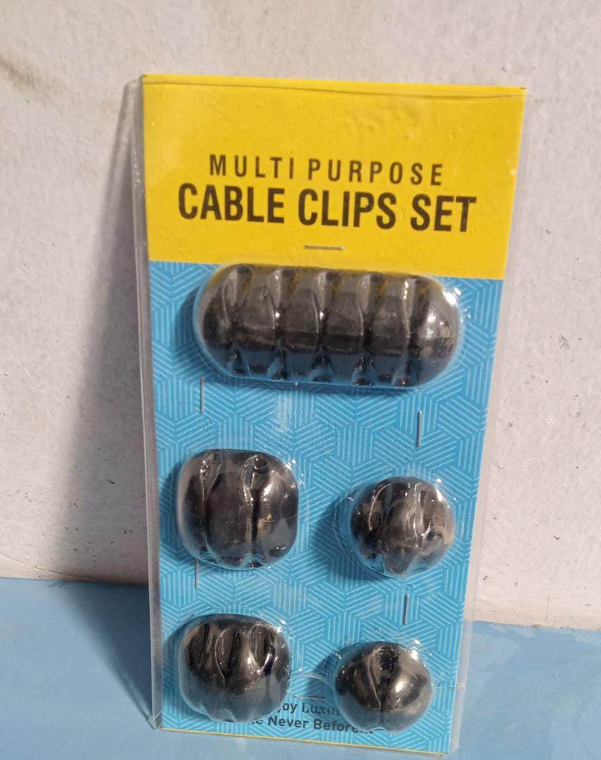 Cable Clips Multi Purpose Cable Organizer , Wire Holder For Desk And Table Use - infinityexculsivestore.com