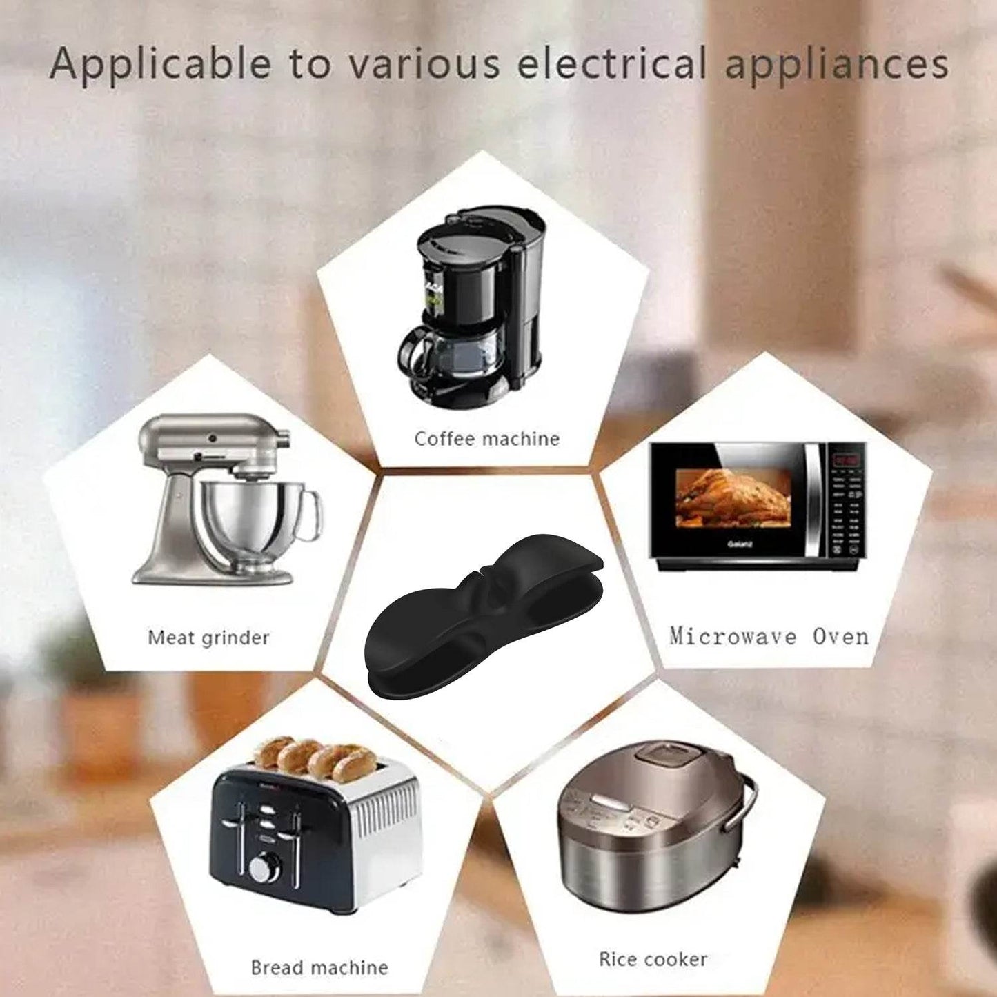 Cable Organizer for Appliances, Cable Winders Self-Adhesive Cable Holder for Kitchen Appliances Cable Clips Cable Holder Cable Winder Cable Guide Cable Shorter (Big / 1 pc) - infinityexculsivestore.com