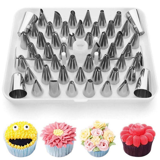 Cake Nozzle Set for Pastry Decorations (55-Piece) - infinityexculsivestore.com