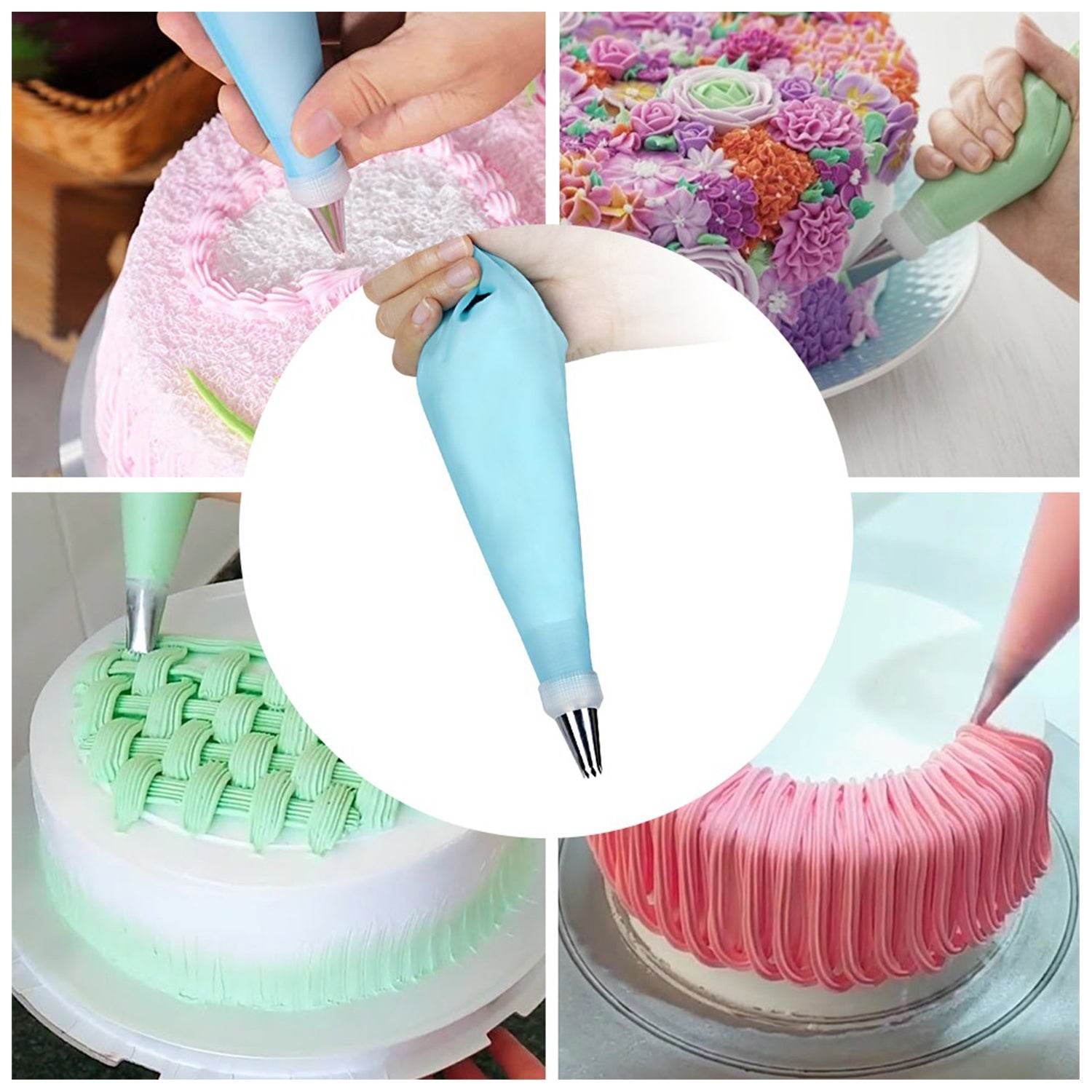 Cake Nozzle Set for Pastry Decorations (55-Piece) - infinityexculsivestore.com